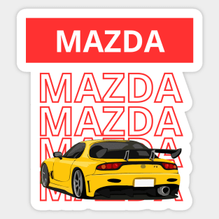 mazda rx7 Sticker